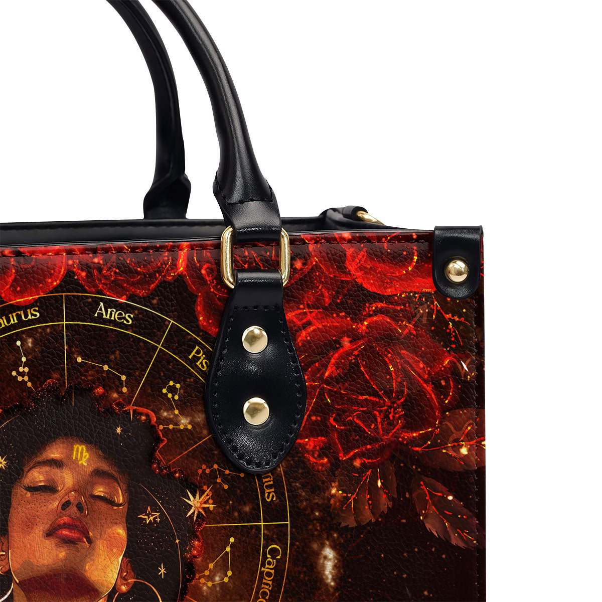 Zodiac Queen - Personalized Leather Handbag SBHN05