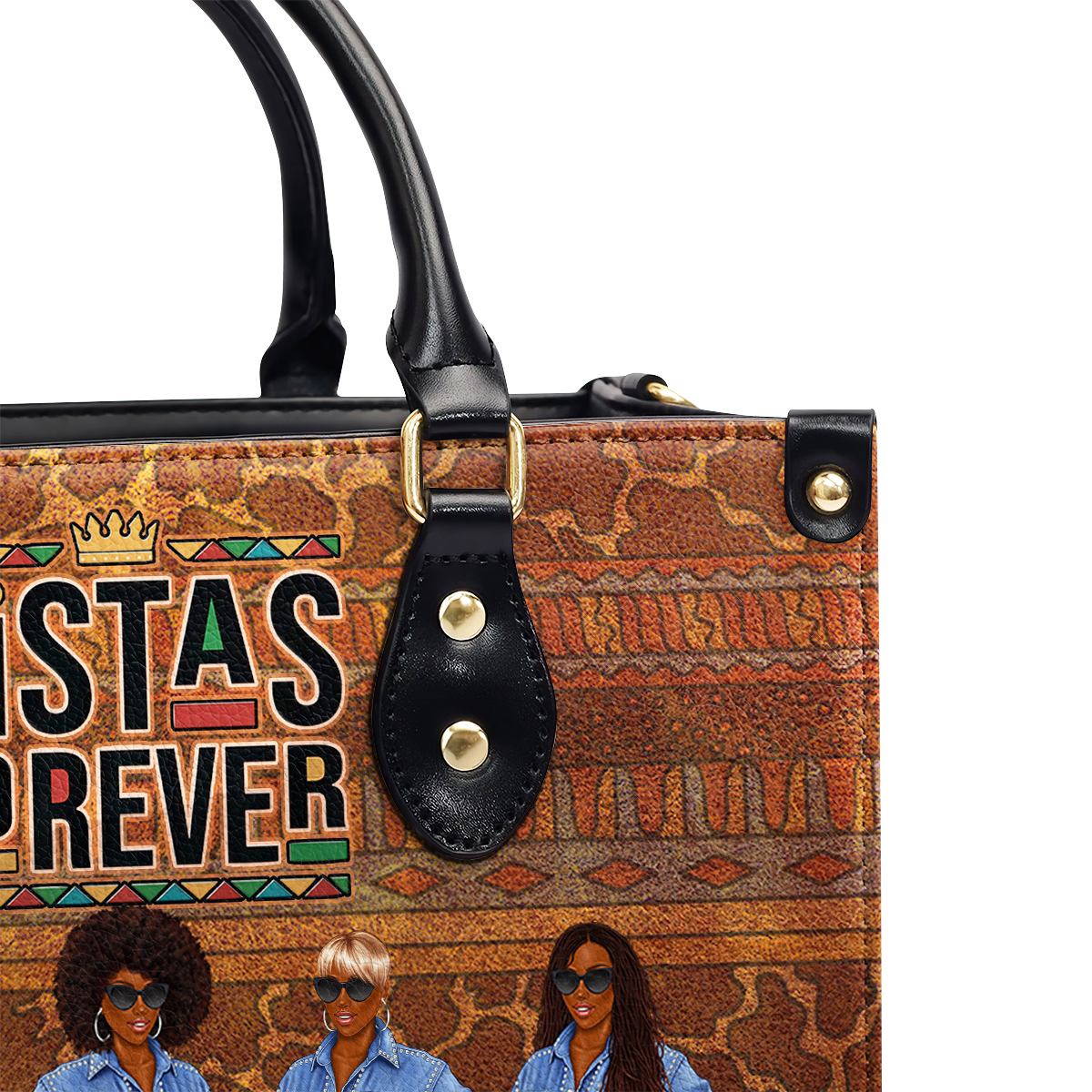 Sistas Forever - Personalized Leather Handbag SBLHBLM2736M