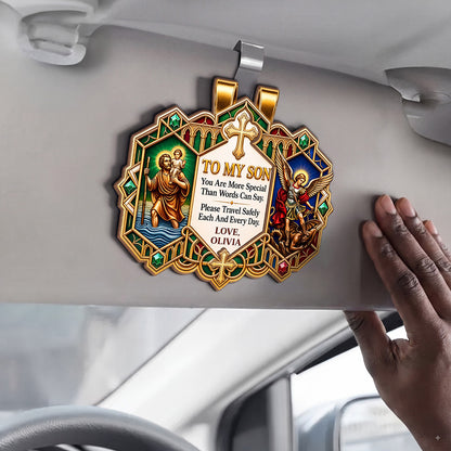 You Are More Special Than Words Can Say - Personalized Car Visor Clip