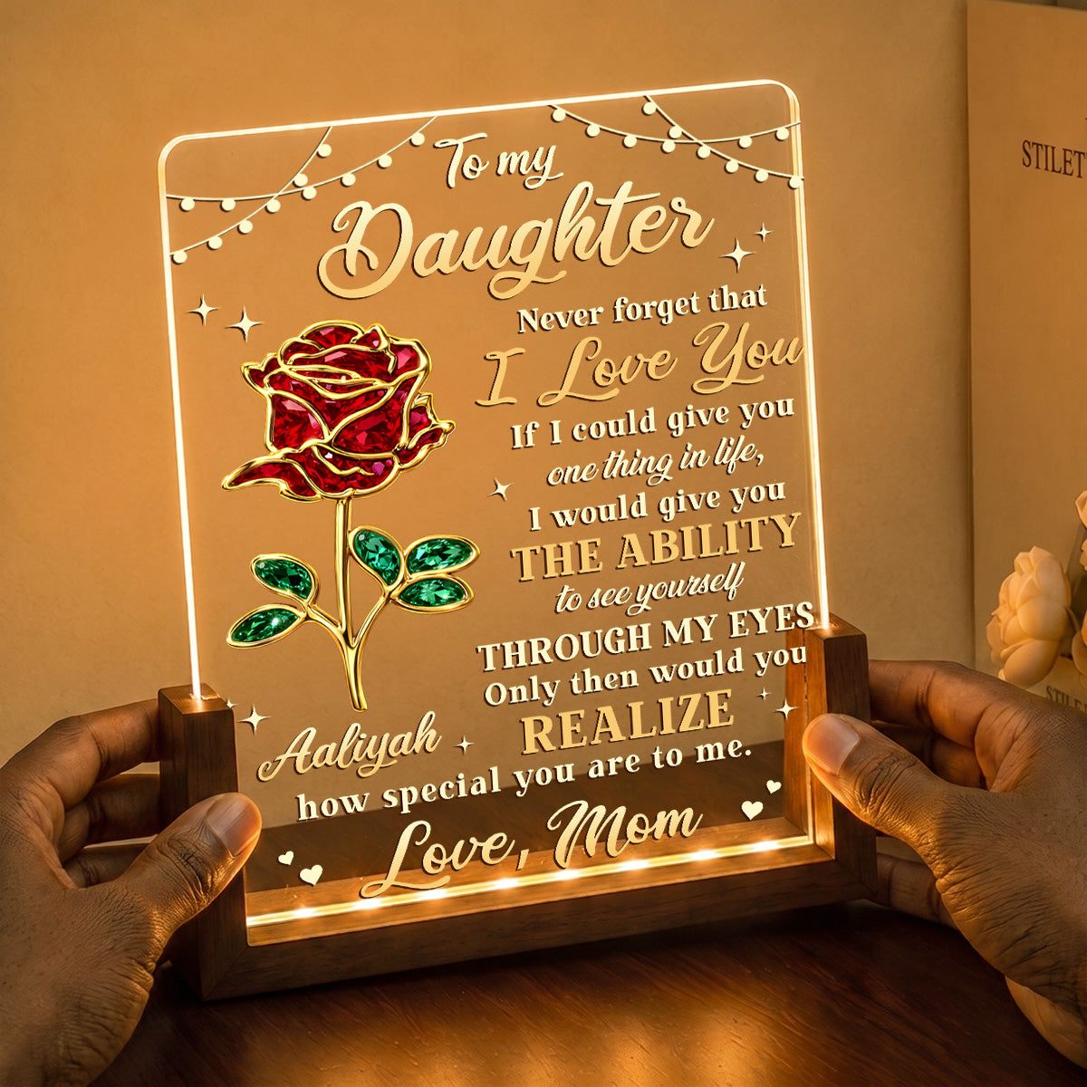 How Special You Are to Me - Personalized Night Light