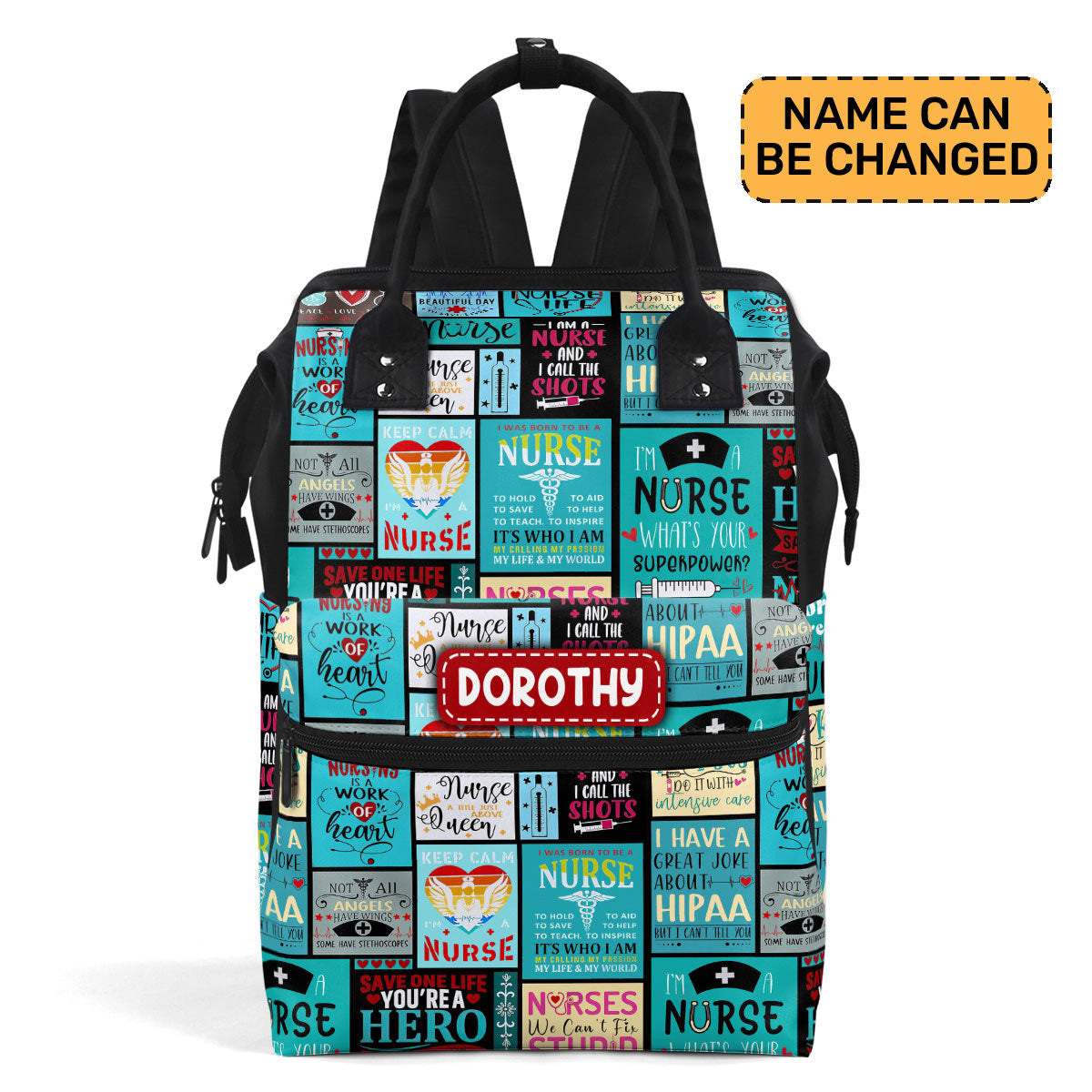 Best Nurse Ever - Personalized Duckbilled Backpack SBDBPLN1790L