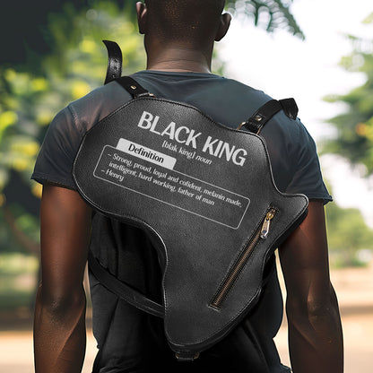 Black Girl/ King Definition - Personalized Africa Bag AB08