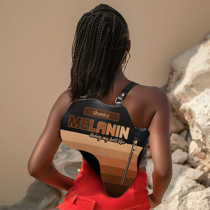 MELANIN - Living My Best Life - Personalized Africa Bag AB04