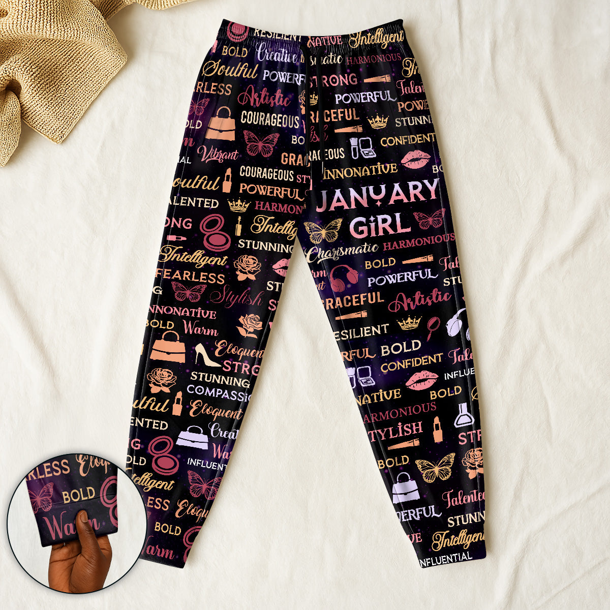 Month Girl - Personalized Sweatpants