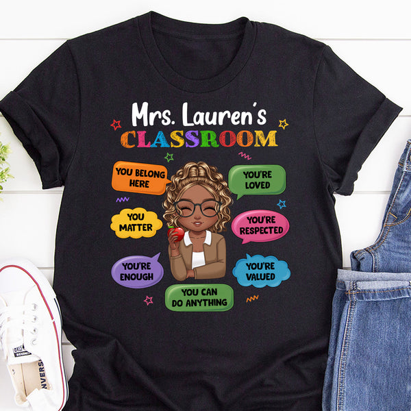 In My Classroom - Personalized 2D Unisex T-shirt