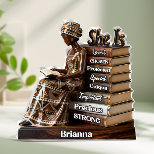 She Is Me - Personalized Custom Shaped Acrylic Plaque