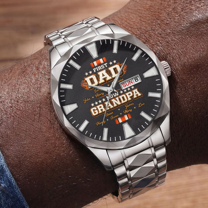 Cool Papa - Personalized Men's Wrist Watch