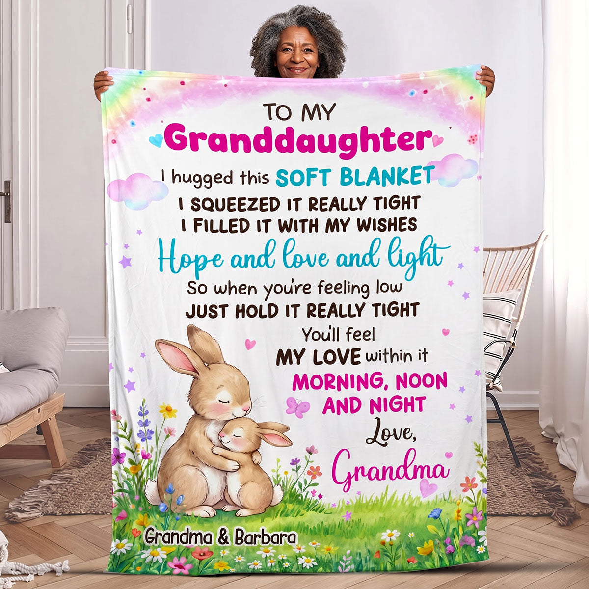 I Hugged This Soft Blanket - Personalized Fleece Blanket