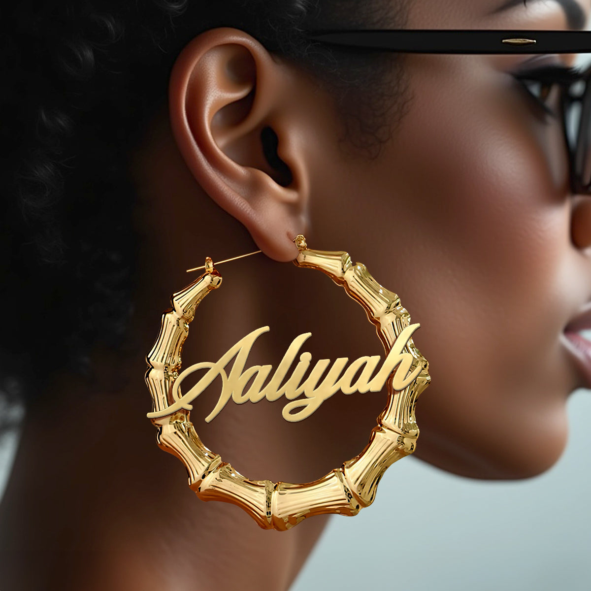 I Am - Personalized Hoop Earrings