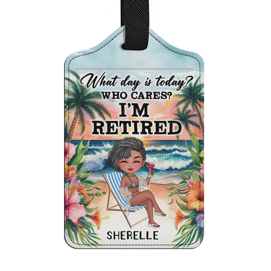 Travel Is My Therapy - Personalized Luggage Tag SBLUTLM2266L