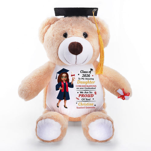 Graduation Pride - Personalized Graduation Teddy Bear