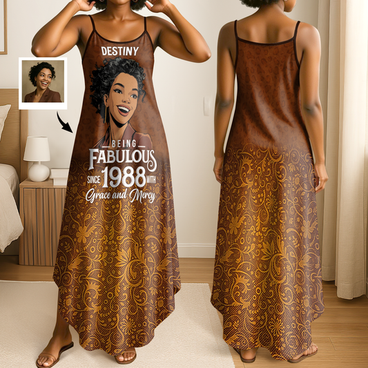 Being Fabulous - Personalized Maxi Dress