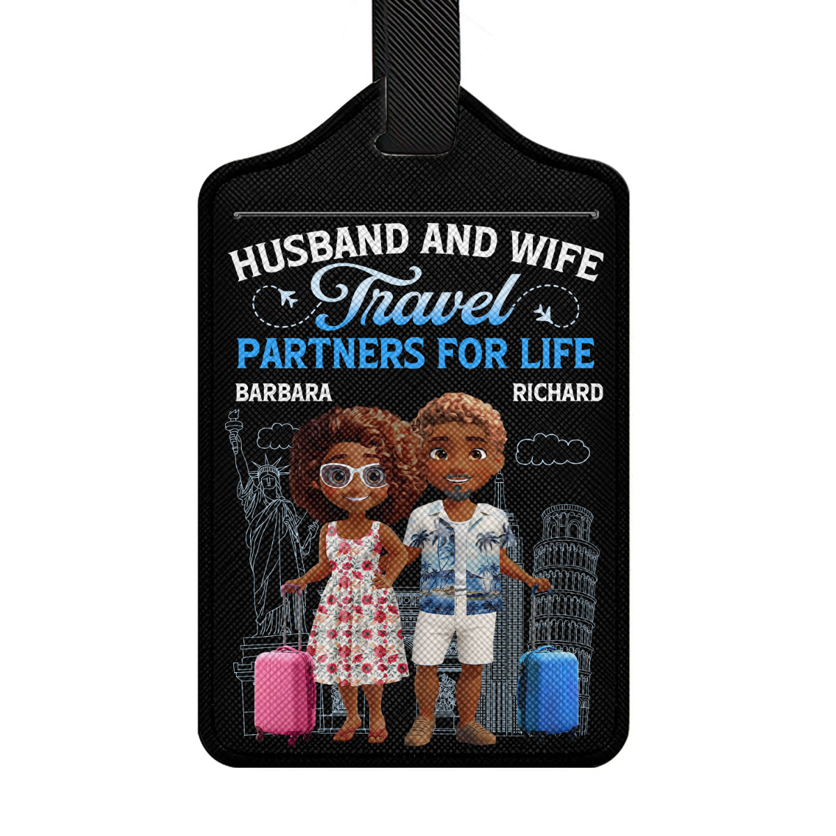 Travel Partners For Life - Personalized Luggage Tag