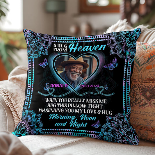 I Am Sending You My Love And Hug - Personalized Pillow