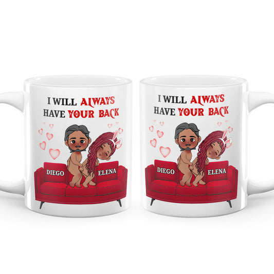 I Promise To Always Be By Your Side - Personalized White Ceramic Mug