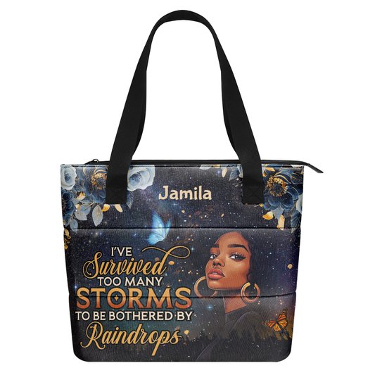 I've Survived Too Many Storms - Personalized Comfortable Tote Bag