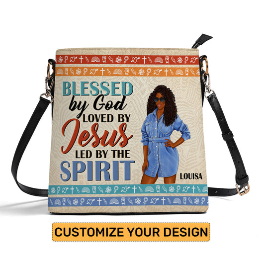 Blessed By God - Personalized Bucket Bag SBBD18LN1363D