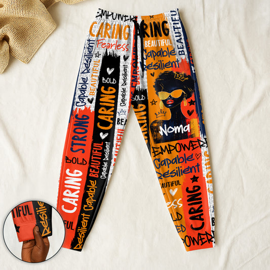 Black Queen Graffiti Style - Personalized Sweatpants