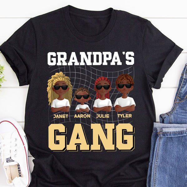 Grandpa's Gang - Personalized 2D Unisex T-shirt