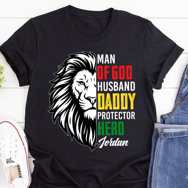 Man Of God - Personalized 2D Unisex T-shirt