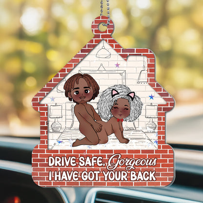 Drive Safe - Personalized 3 Layered Car Shaker Ornament