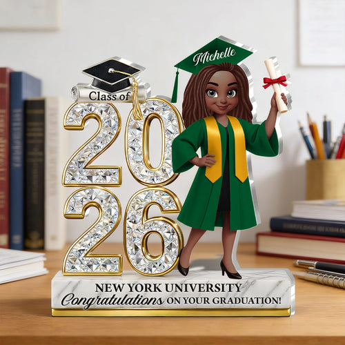 Class Of 2026 Graduate - Personalized Custom Shaped Acrylic Plaque