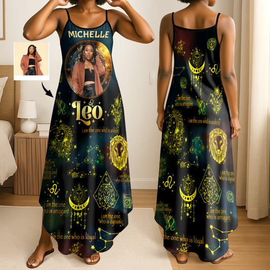 Zodiac Queen - Personalized Maxi Dress