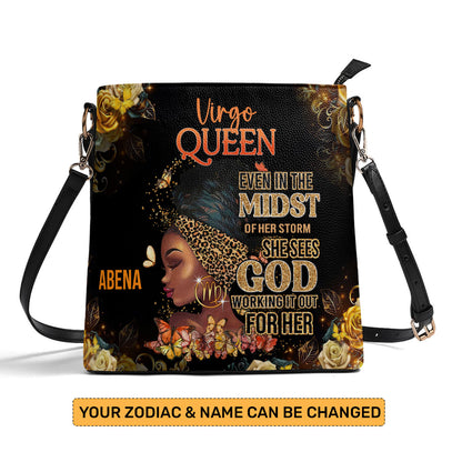 She Sees God Working It Out For Her - Personalized Bucket Bag SBBD18LM1335M