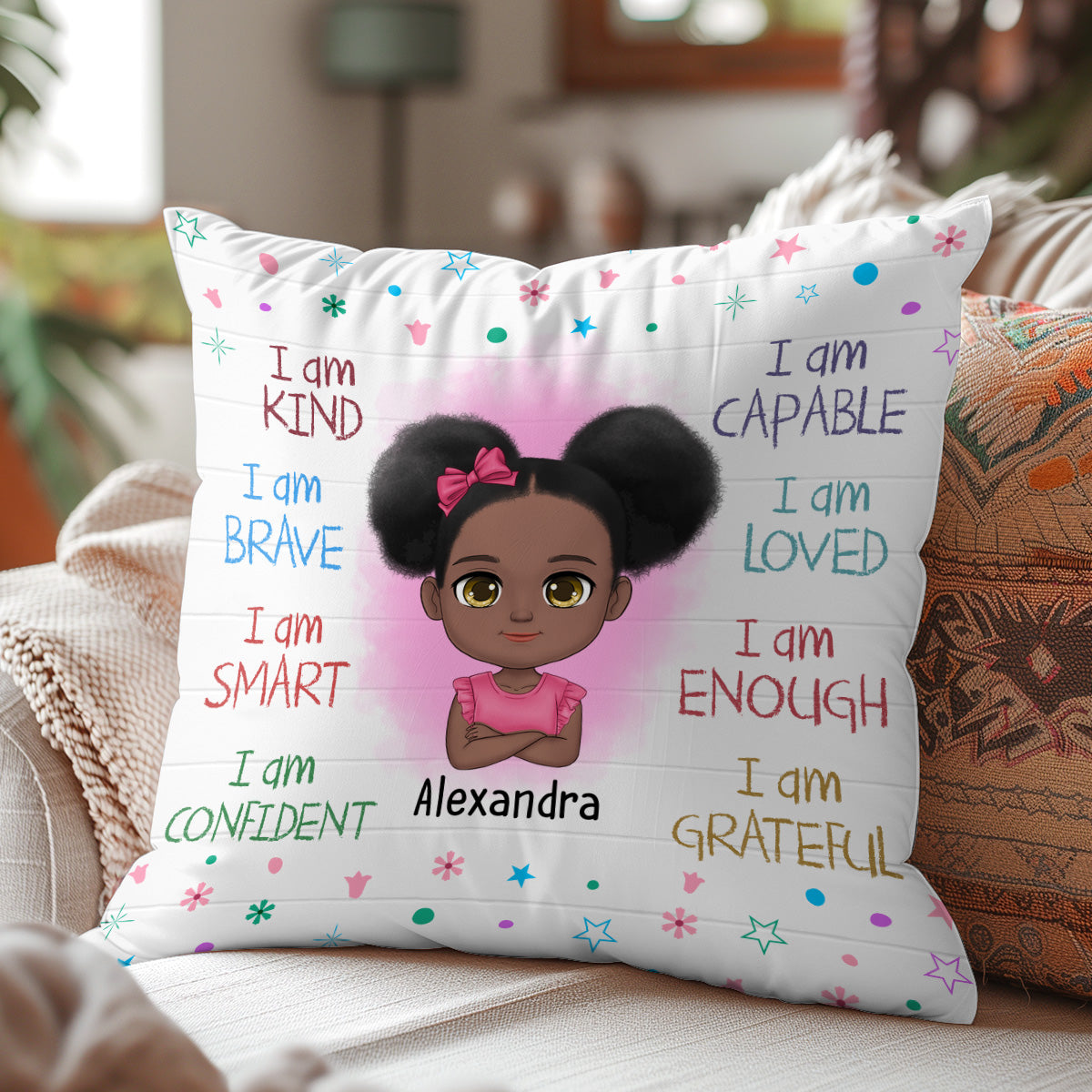 I Am Kind - Personalized Pillow