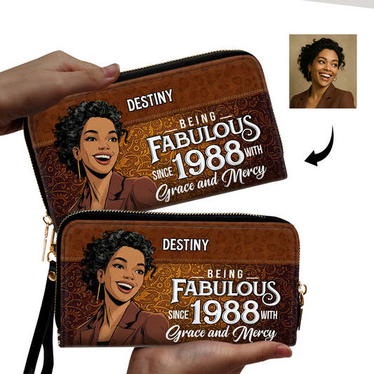 Being Fabulous - Personalized Clutch Purse