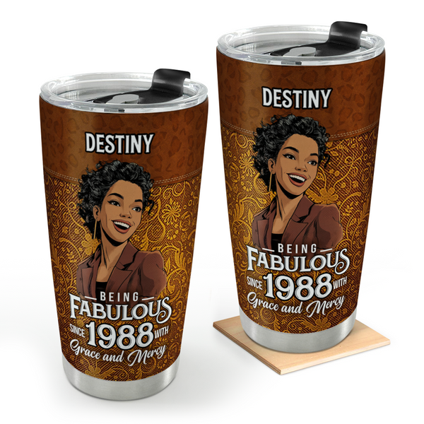 Being Fabulous  - Personalized Stainless Steel Tumbler