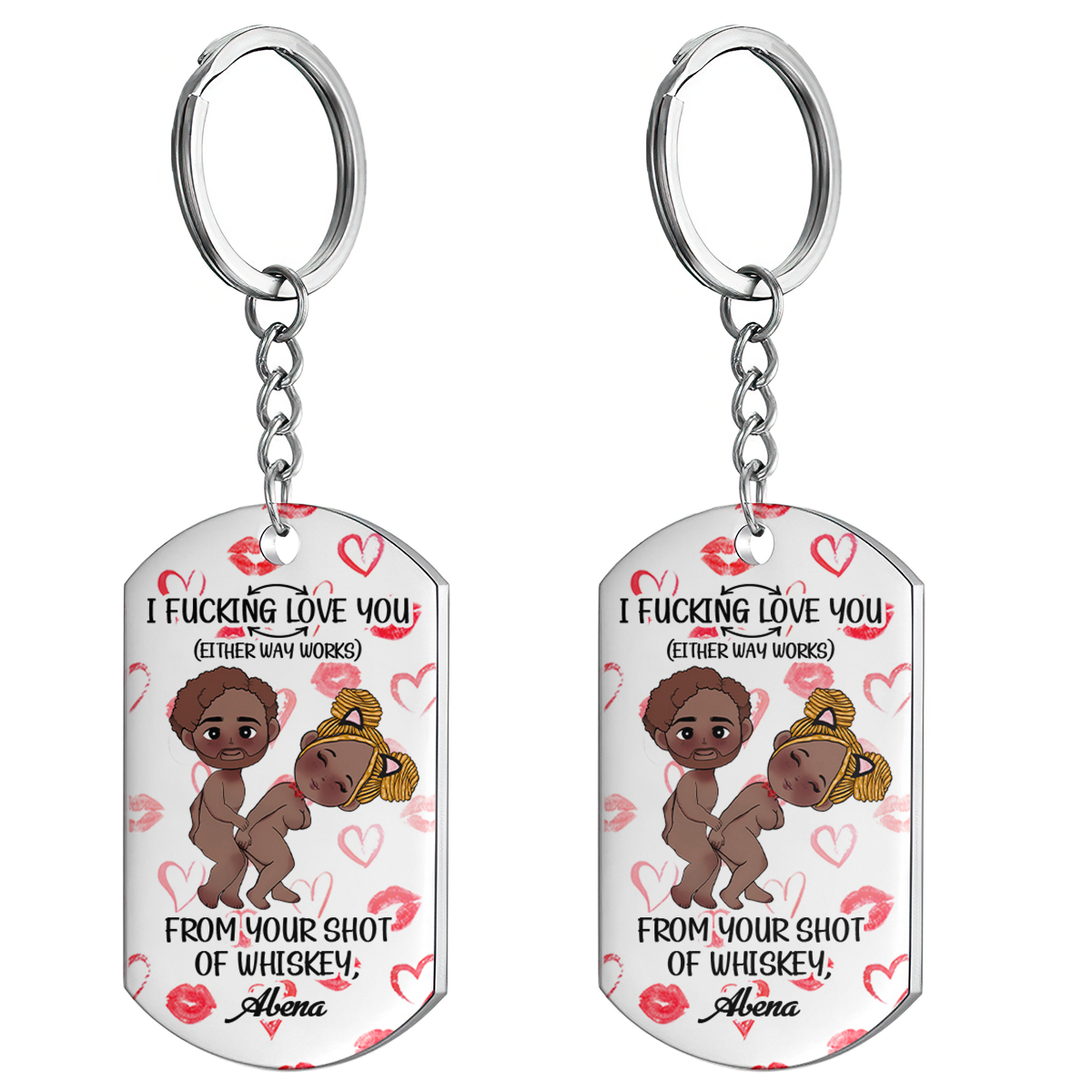 I Will Always Have Your Back - Personalized Stainless Steel Keychain