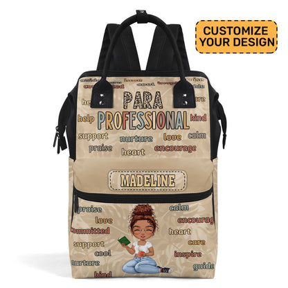 Paraprofessional - Personalized Duckbilled Backpack SBDBPLN1846TA