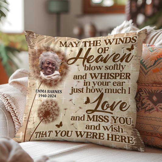 Wish That You Were Here - Personalized Pillow