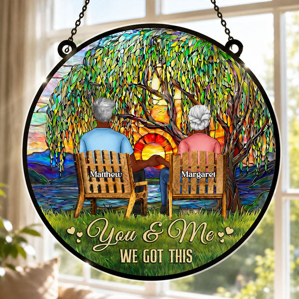 You And Me We Got This - Personalized Acrylic Suncatcher