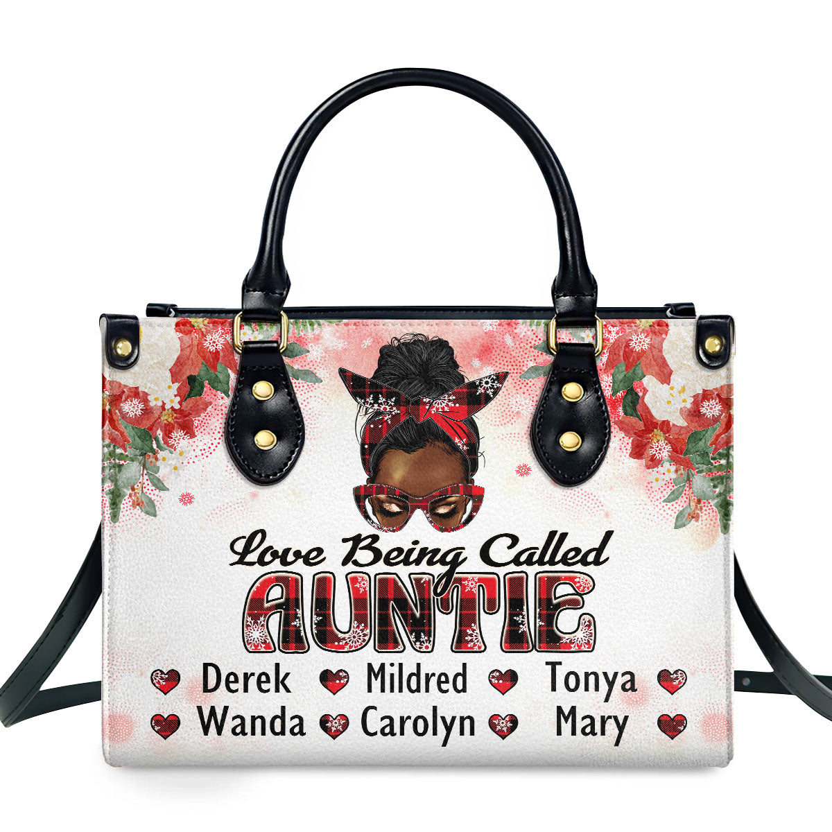 Love Being Called Grandma - Personalized Leather Handbag SBLHBLM2124L