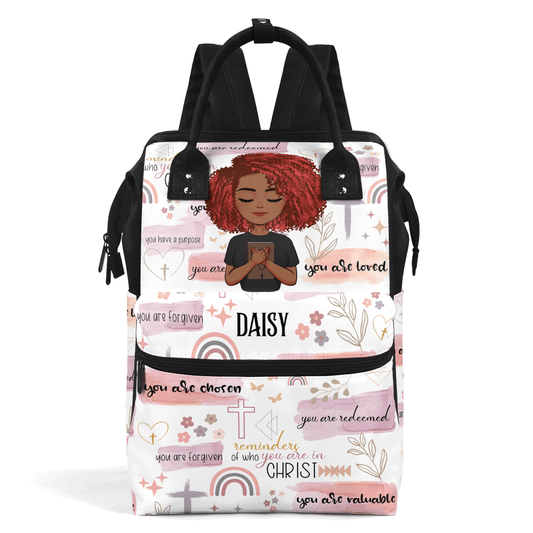 Reminders Of Who You Are In Christ - Personalized Duckbilled Backpack SBDBPLL2309L