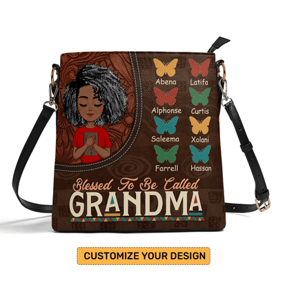 Blessed To Be Called Grandma - Personalized Bucket Bag SBBD18LM1317L