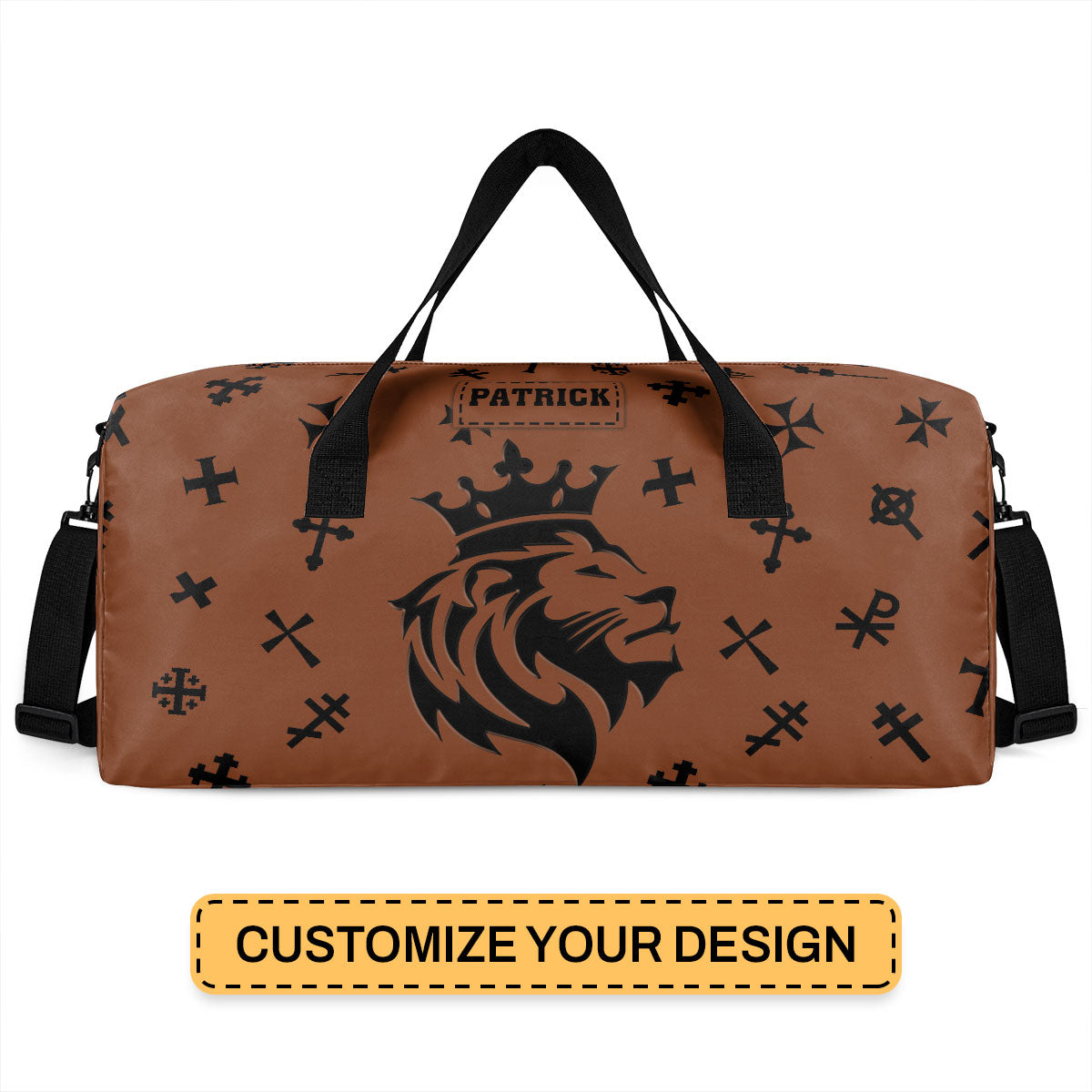 Lion -  Personalized Minimalist Duffle Bag SBMDBN51