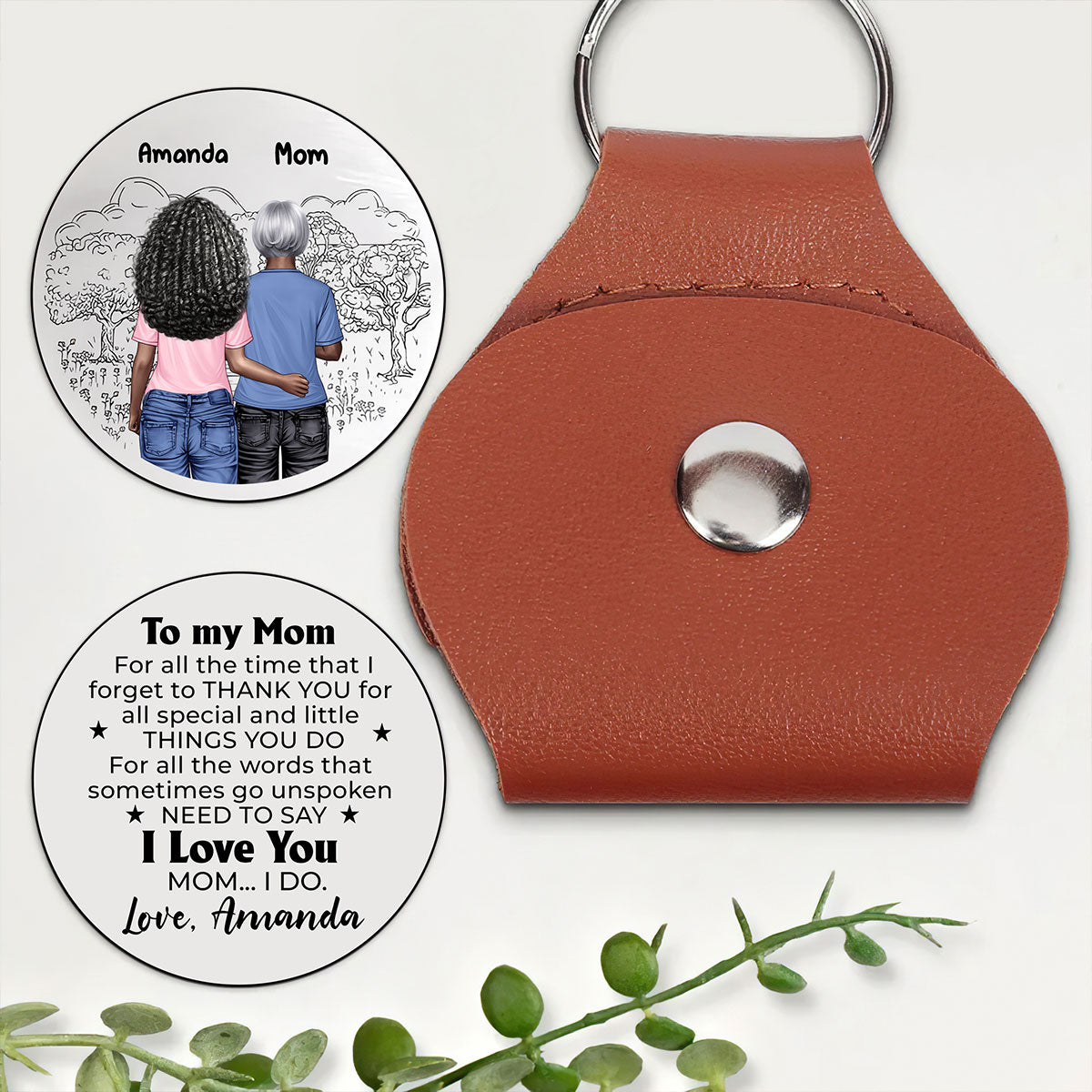 Forever Linked By Love - Personalized Pocket Hug