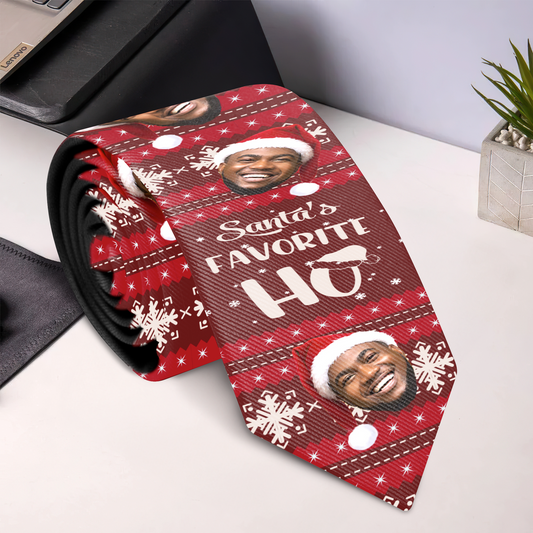 Santa Favorite  - Personalized Unisex Bandana Necktie SBUBNLM2313D