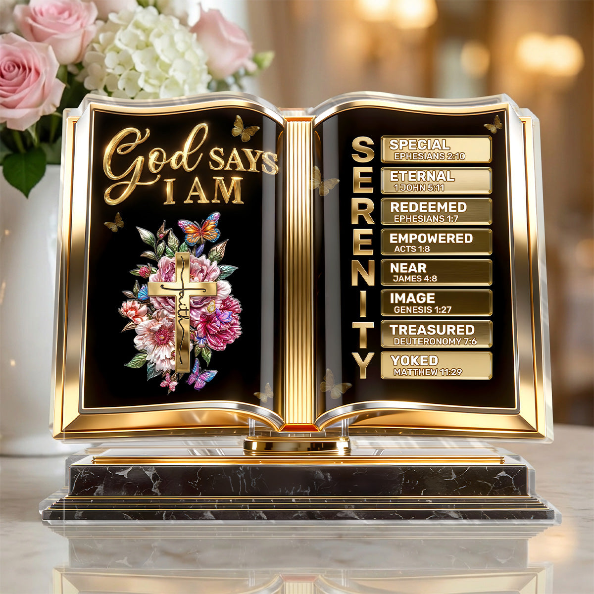 Gift For Loved One - God Says I Am - Personalized Custom Shaped Acrylic ...