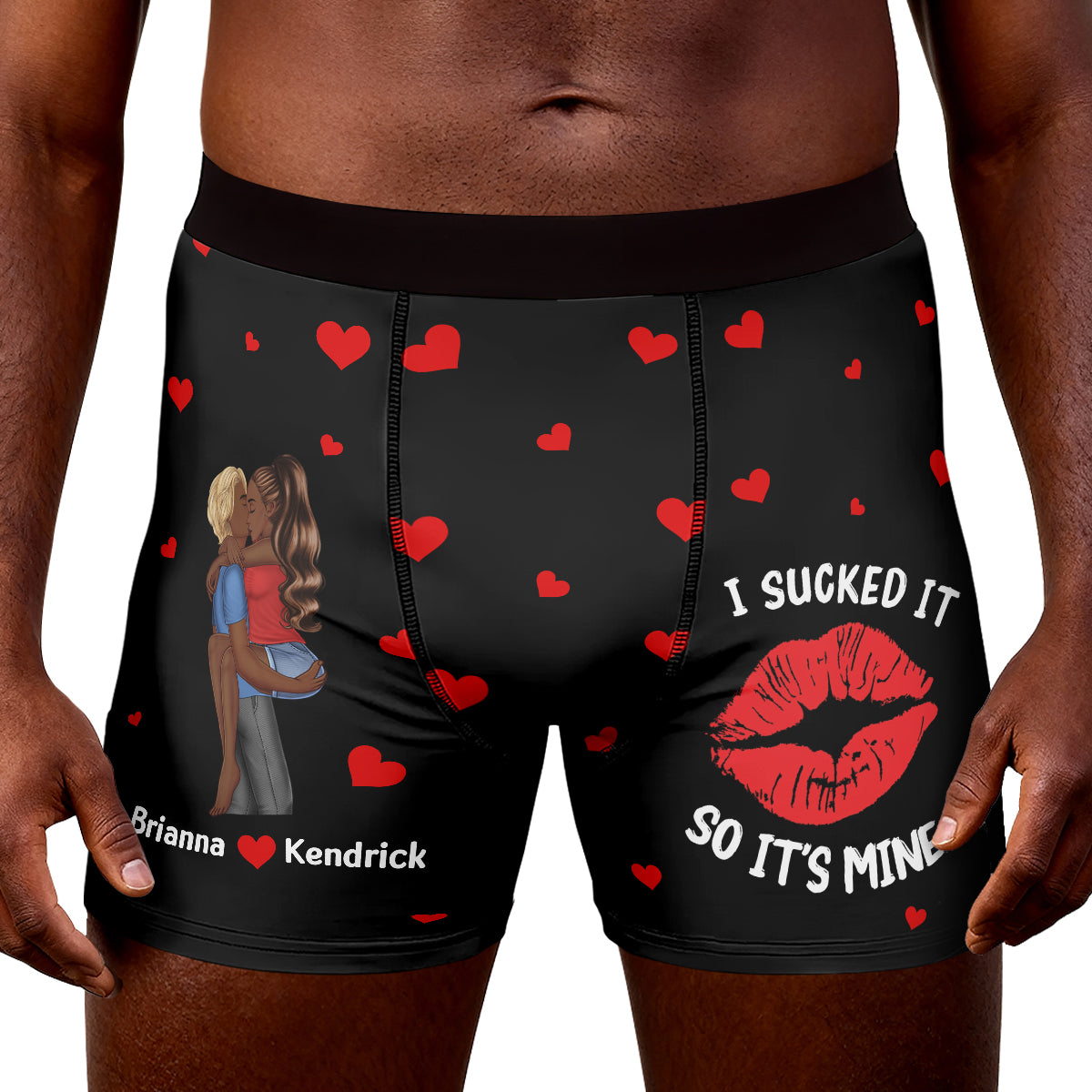 I Licked It So It's Mine - Personalized Men's Boxer Briefs