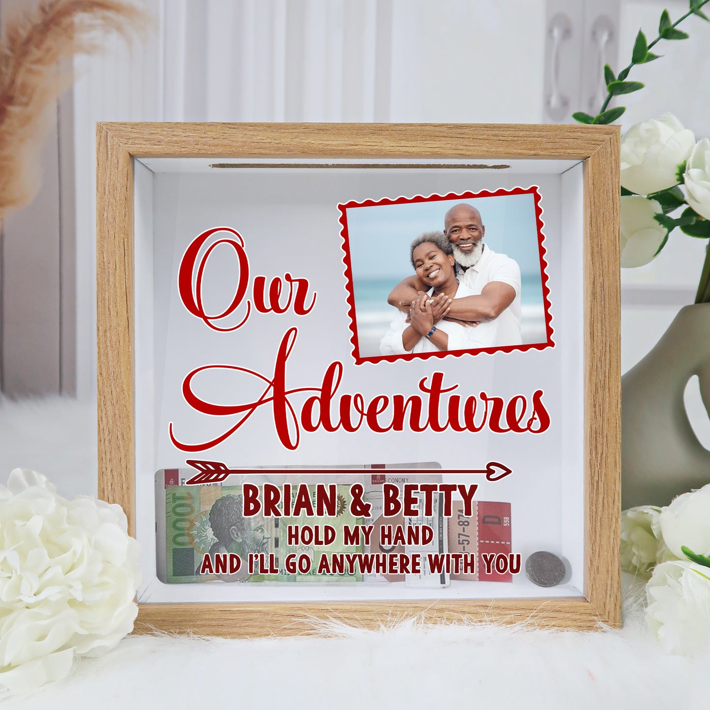 I Will Go Anywhere With You - Personalized Memory Box