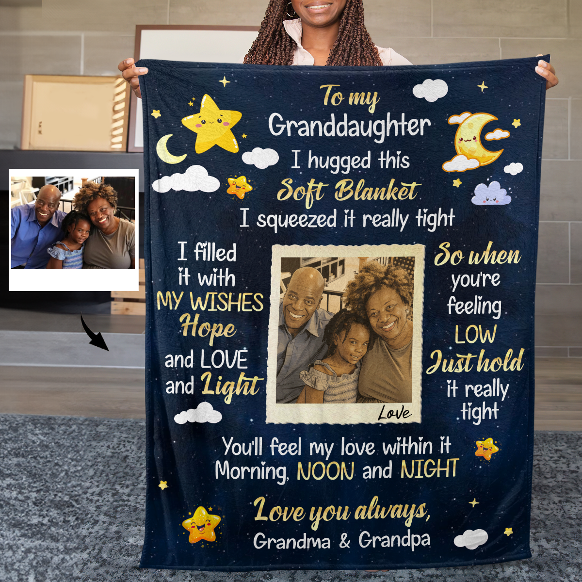 Love You Always - Personalized Fleece Blanket