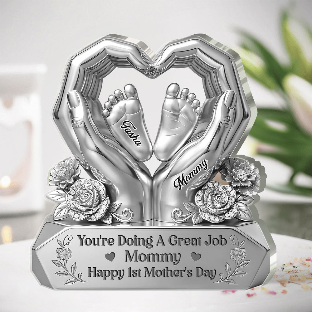 She Is Confident personalized acrylic plaque with the name Amari
