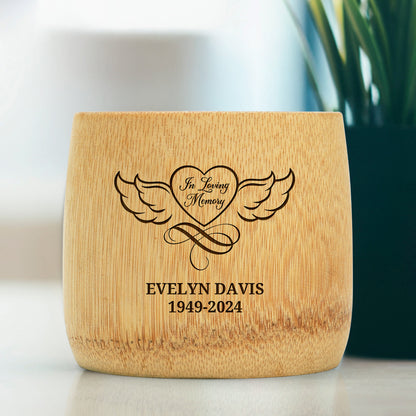 In Loving Memory - Personalized Bamboo Cup