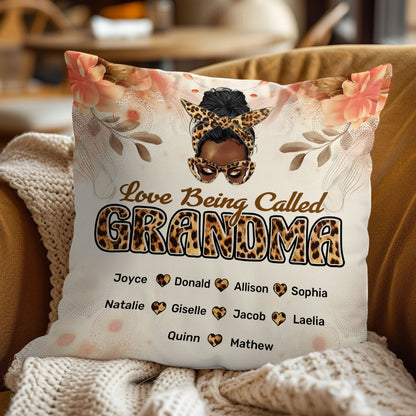 Love Being Called Grandma - Personalized Pillow