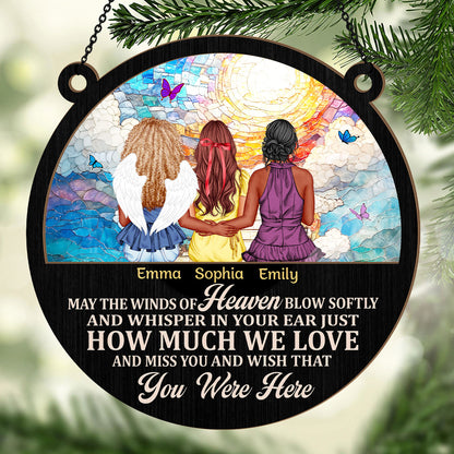 Wish That You Were Here - Personalized Window Hanging Suncatcher