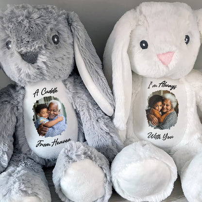 I'm Always With You - Personalized Stuffed Bunny